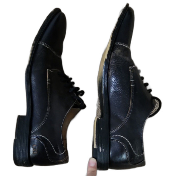 Bed Stu Genoa F460020 Men\'s Leather Oxfords & Lace Ups Cap Toe Shoes, Black, 10 main image 4
